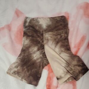 Tie-Dye Brown Women's Shorts